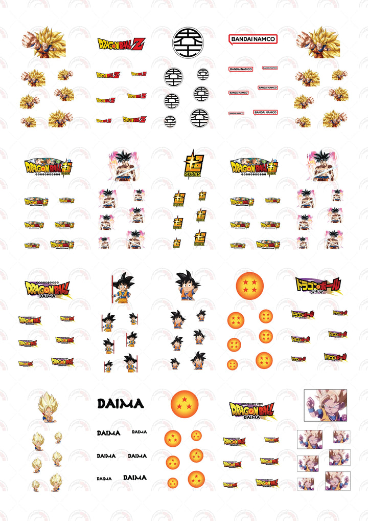 Goku SSJ3 Toy Car Sticker