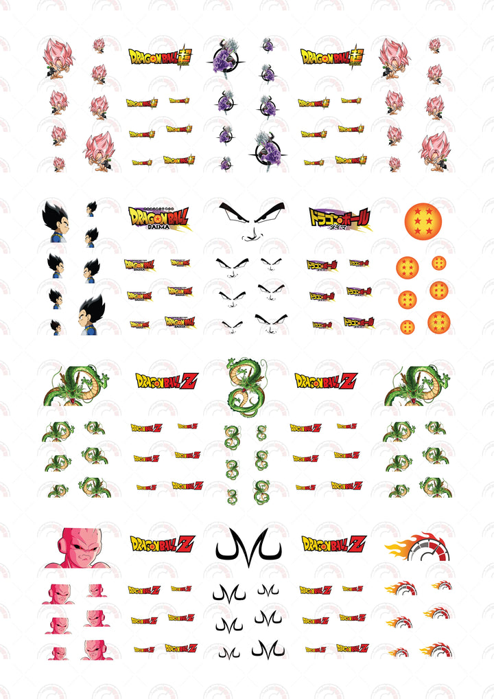 SSJ Rose Play Vehicle Decals