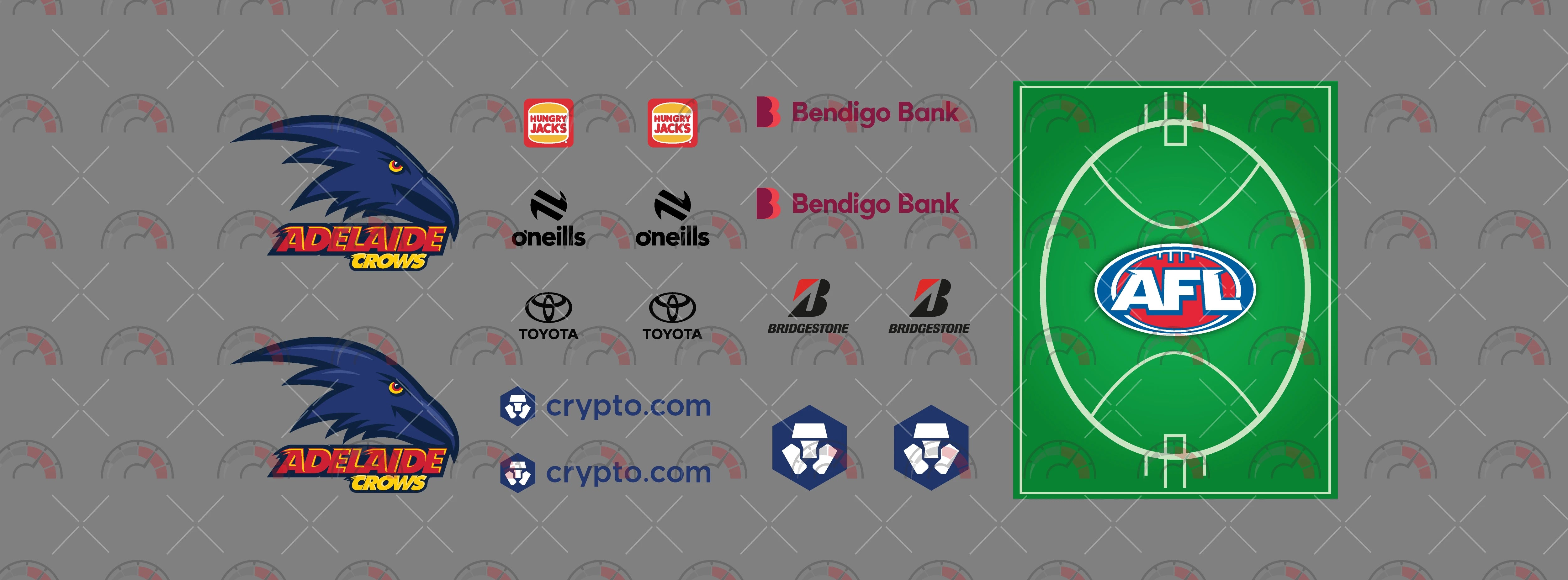 Adelaide Crows model Car Decals