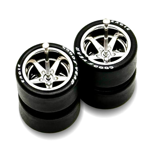 Advan V2 Chrome Deep Dish + Lettered Tire 13/13mm