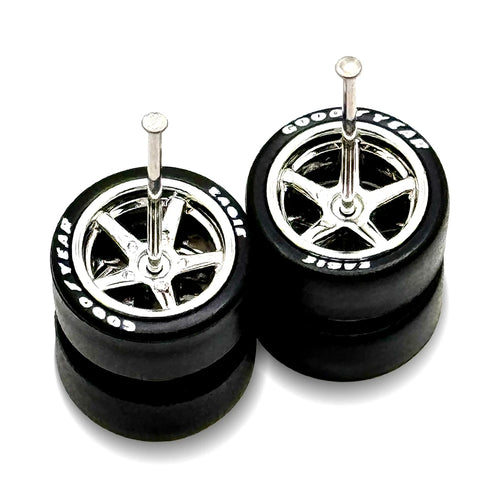 Advan V2 Chrome LETTERED Tire 11mm / 11mm shorter axle NEWEST VERSION