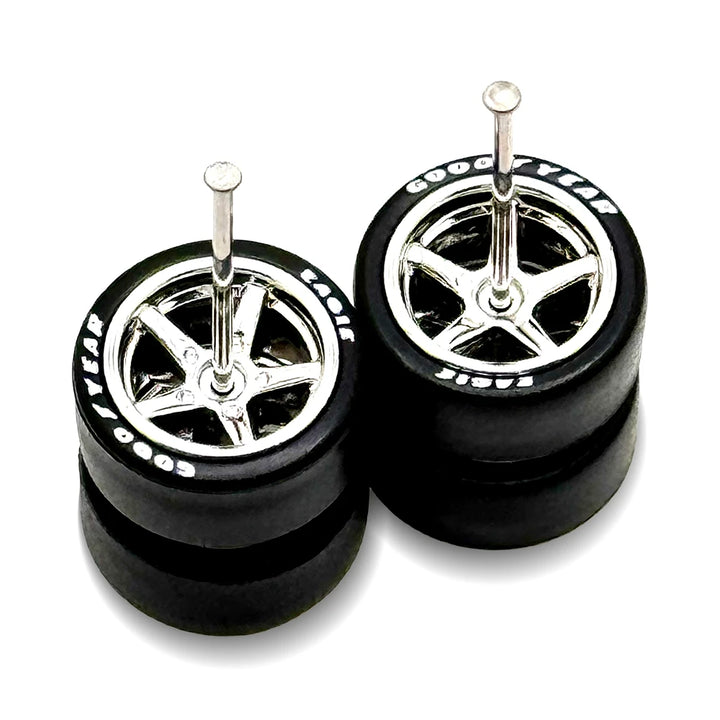 Advan V2 Chrome LETTERED Tire 11mm / 11mm shorter axle NEWEST VERSION