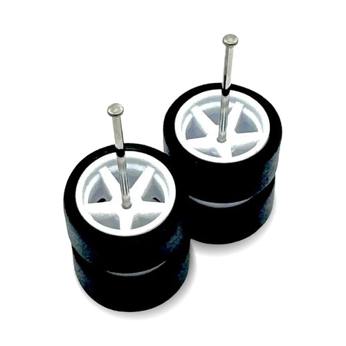 Advan V2 White 11mm / 11mm shorter axle NEWEST VERSION