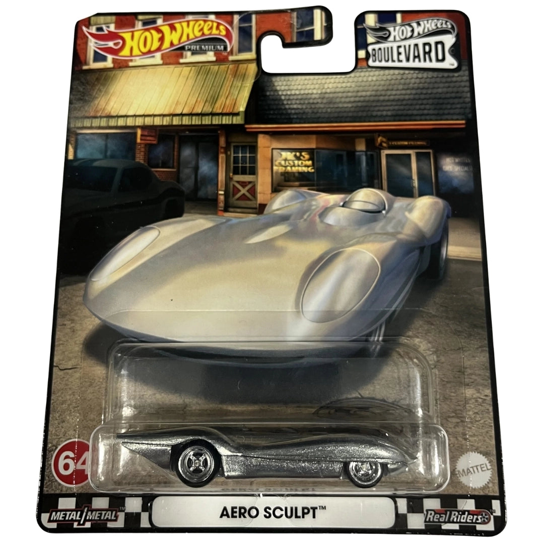 Hot Wheels 1:64 Aero Sculpt ZAMAC