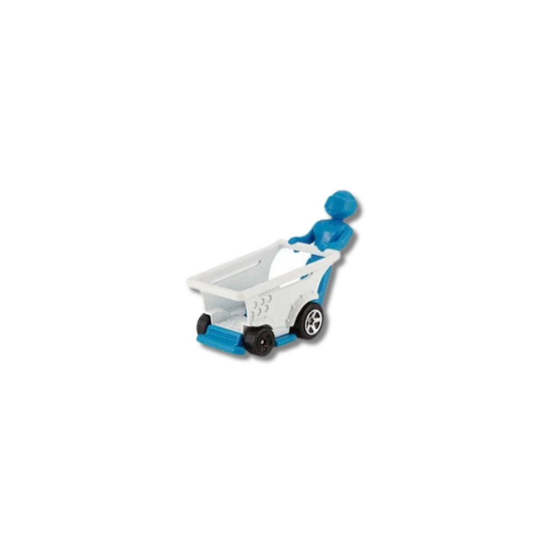 Aisle Driver – White w/ Blue Figure