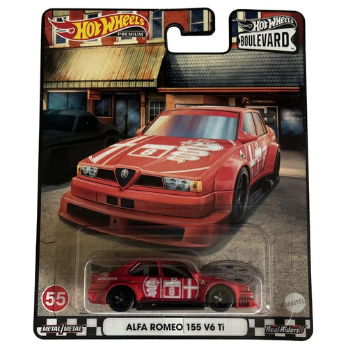 Hot Wheels 1:64 Alfa Romeo 155 V6 Ti Rosso Alfa
