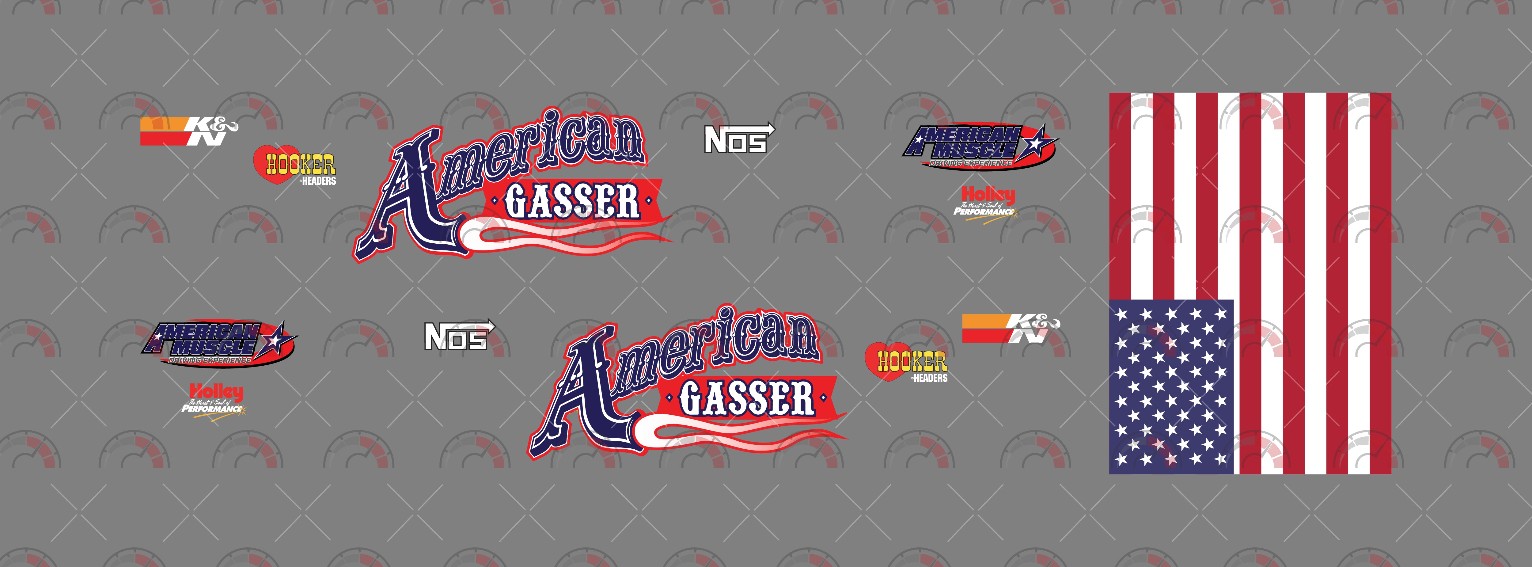 American Gasser Play Vehicle Decals