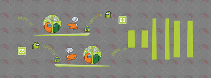 Among Us Discuss Toy car Decals
