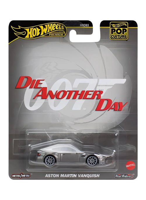Hot Wheels Pop Culture 2025 Mix 1 Aston Martin Vanquish 1:64 – Tungsten Silver
