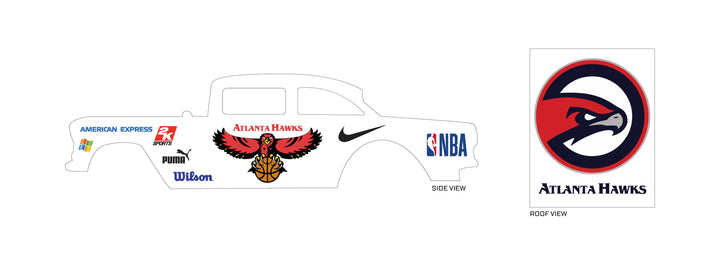 Atlanta Hawks Play Vehicle Decals
