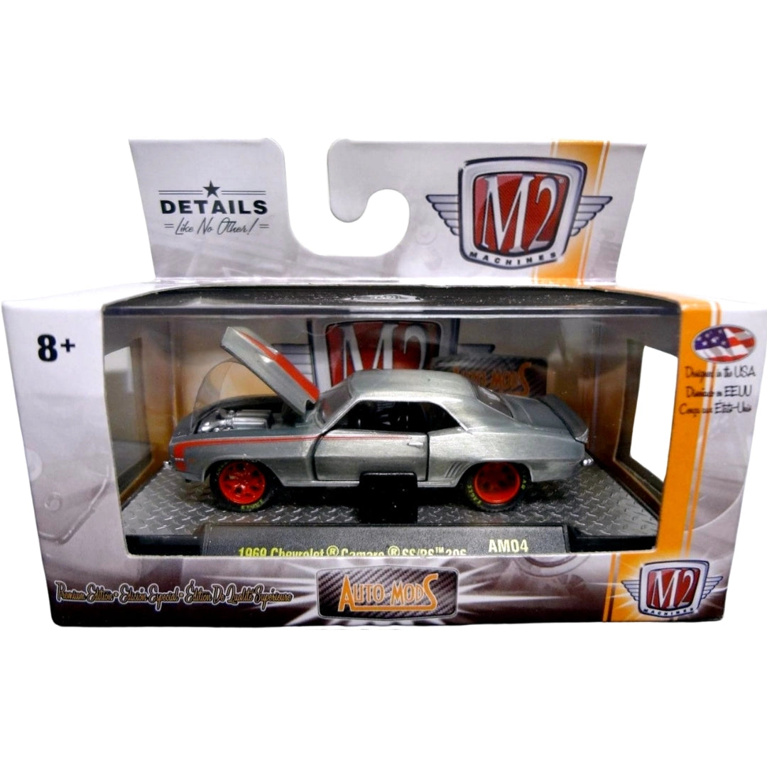 1969 Chevrolet Camaro SS/RS 396 - Silver (Red Rims, Super Chase)