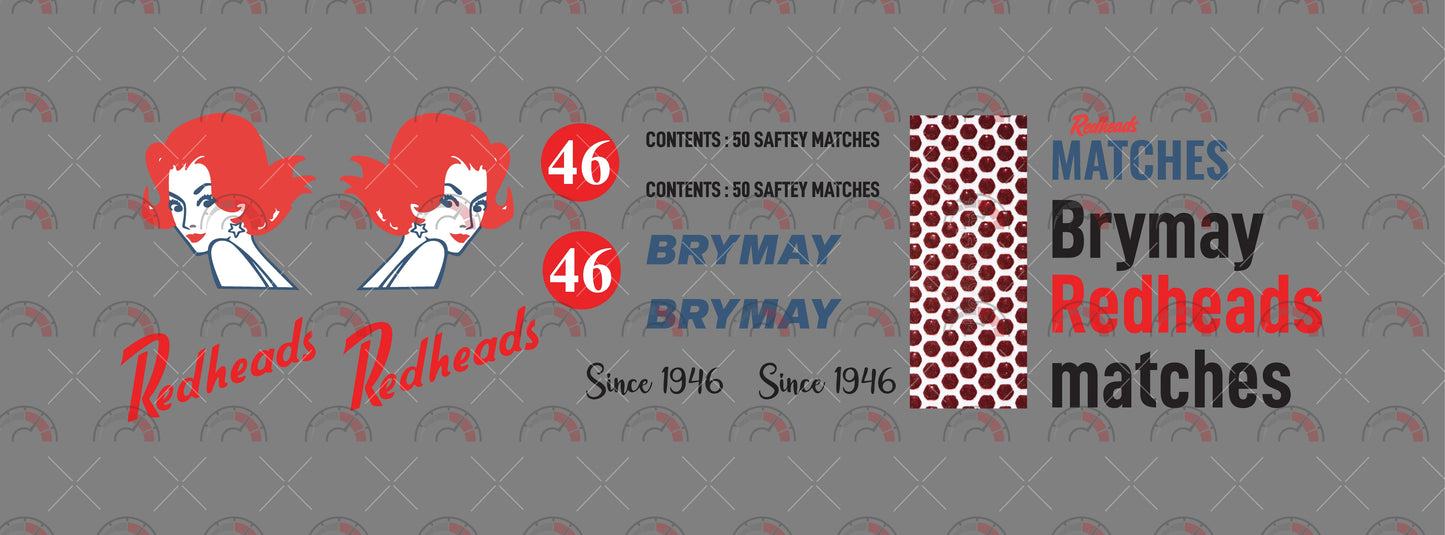 Redheads (Red) 04  Vehicle Decals