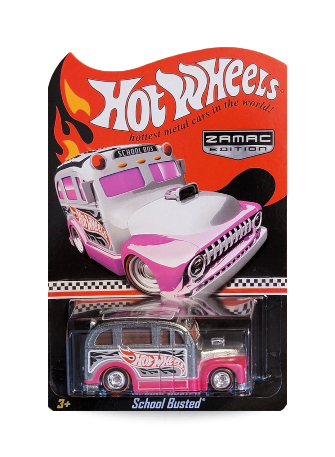 Hot Wheels Walmart Exclusive ZAMAC Editions 2013 School Busted 1:64 – ZAMAC