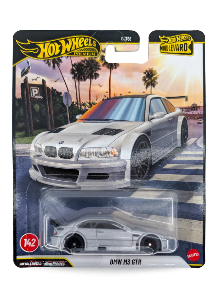 Hot Wheels BMW M3 GTR 1:64 - Metalflake Silver