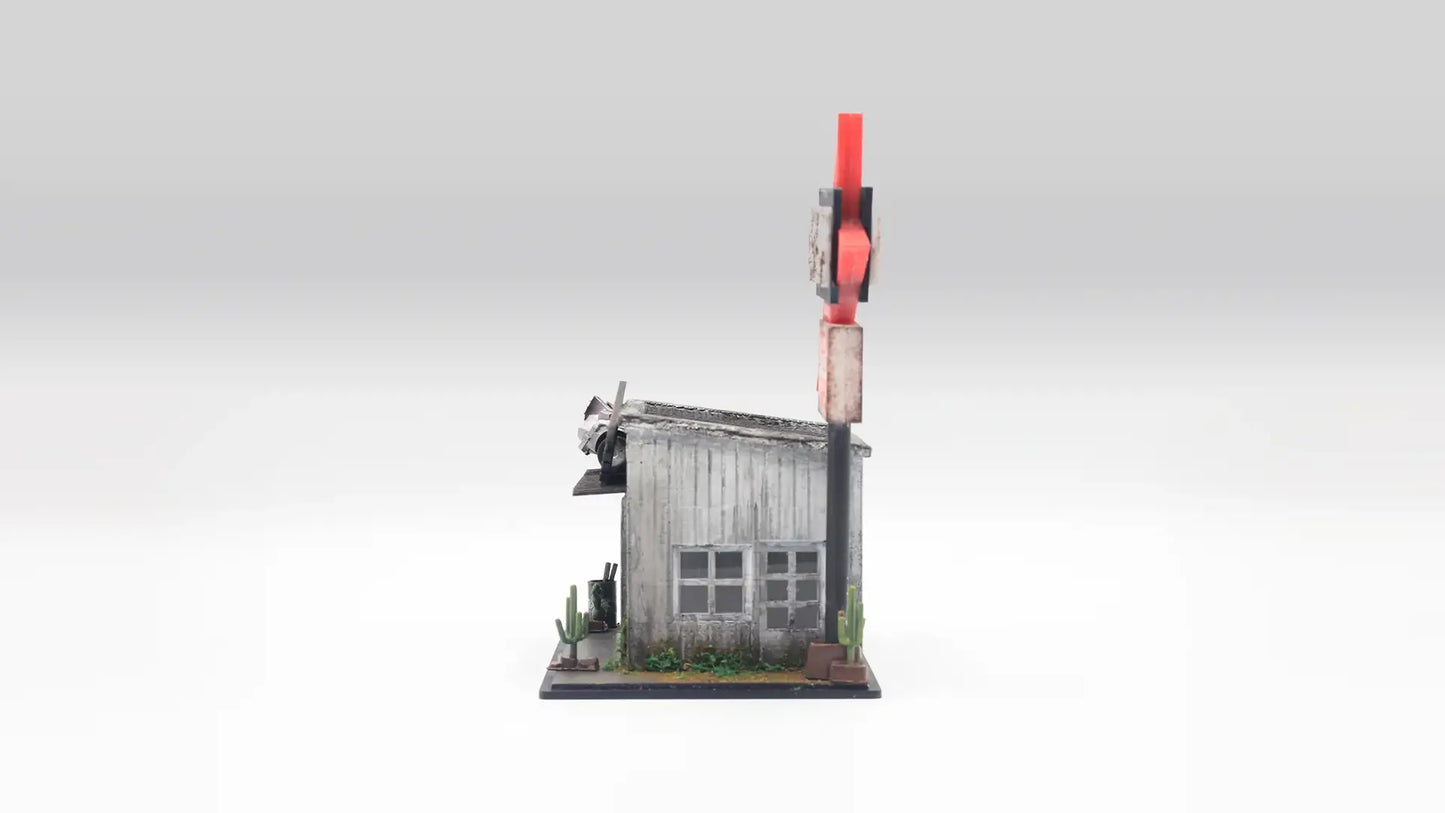 Garage Diorama Display for 1:64 Diecast Cars – Back to the Garage Scene