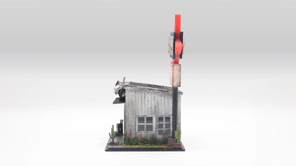 Garage Diorama Display for 1:64 Diecast Cars – Back to the Garage Scene