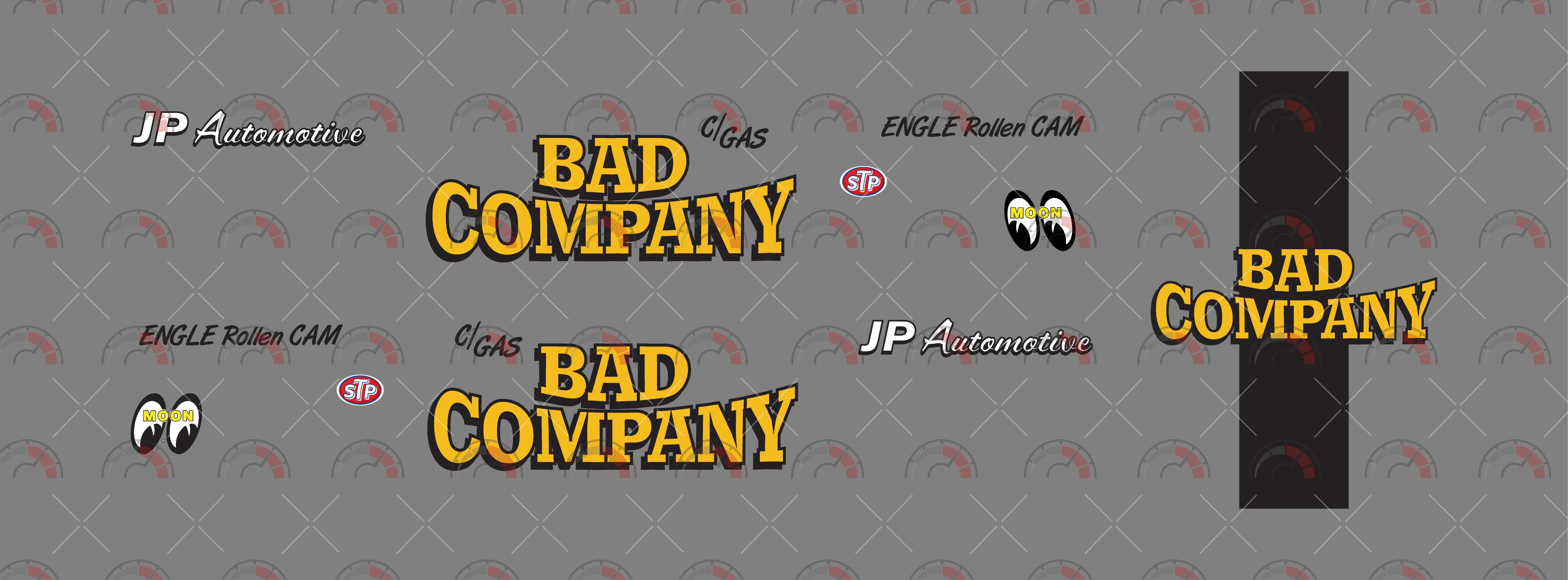 Bad Company Custom Model Car Decals