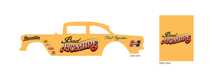 "Bad Hombre" Toy Vehicle Decals
