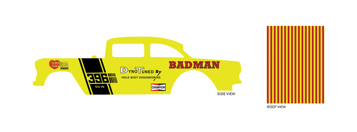 "Badman" Custom Car Decals