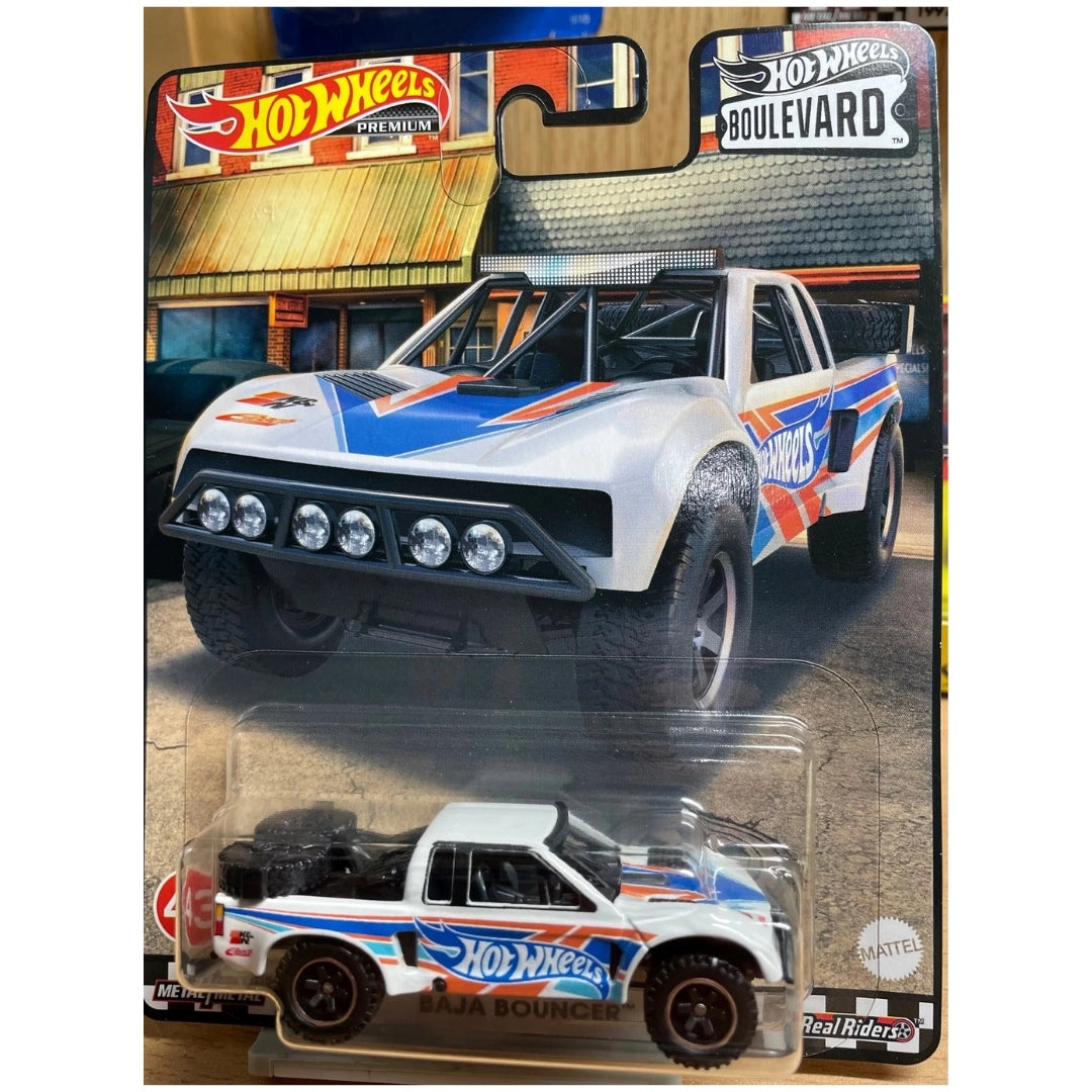 Hot Wheels 1:64 Baja Bouncer White