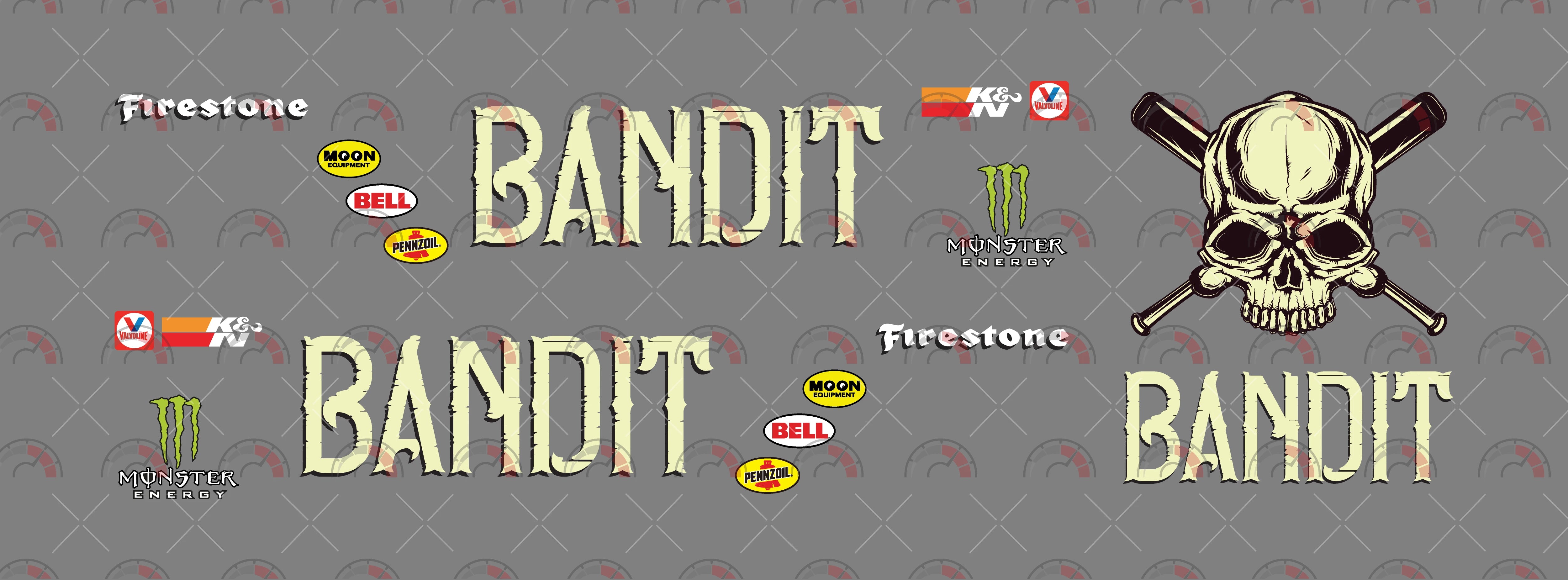 "Bandit" Custom Car Decals