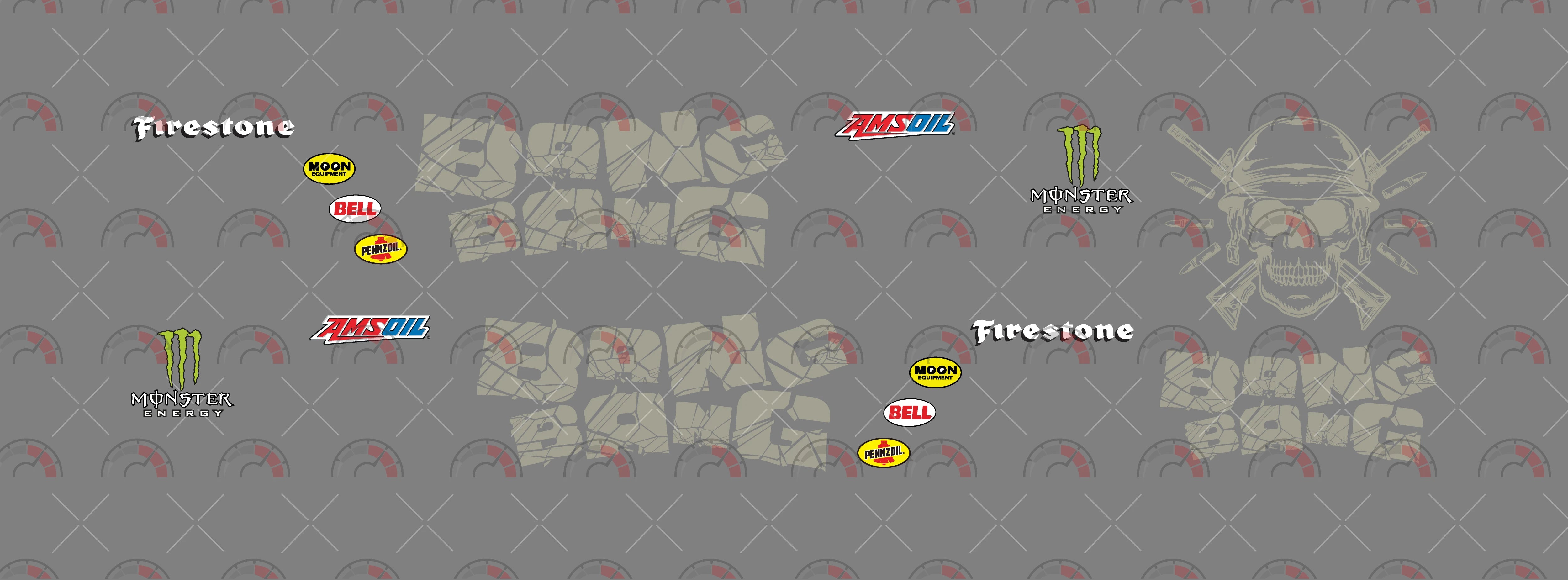 "Bang Bang" Toy Car Sticker