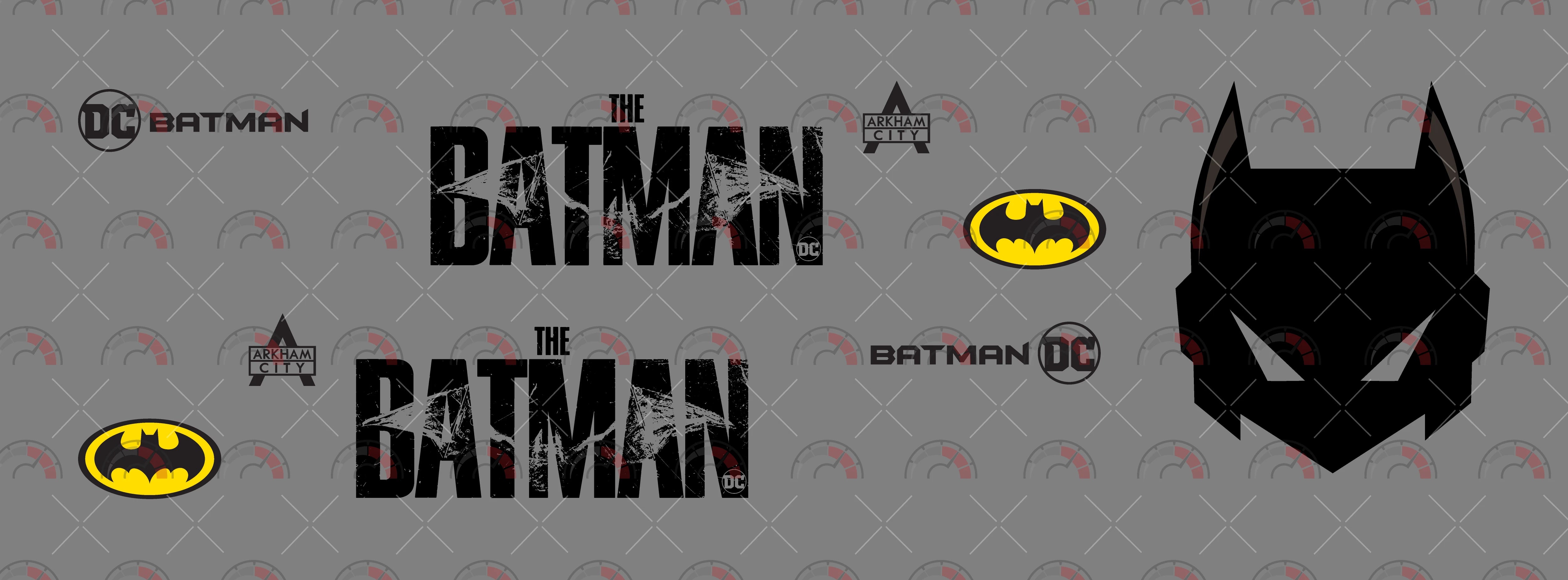 Bat Mask 2 Toy car Decals