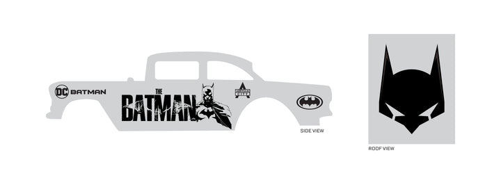 Bat Mask 3 Toy car Decals