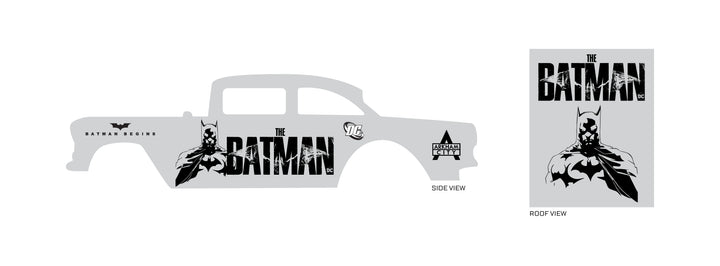Bat in Shadow 02 Custom Car Decals