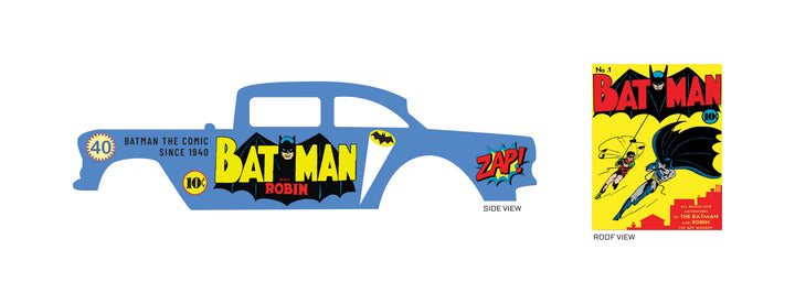 Batman the Comic Toy Vehicle Decals