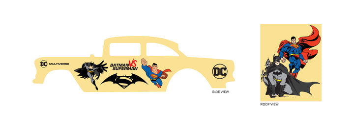 Batman vs Superman Logo 01 Toy Vehicle Decals