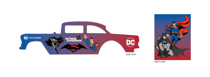 Batman vs Superman Logo 02 Custom Car Decals
