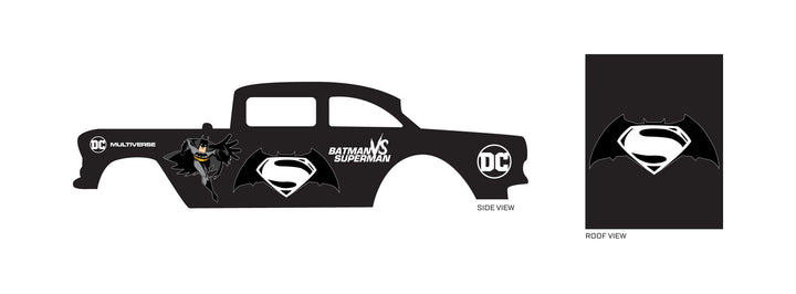 Batman vs Superman Logo 04 Custom Car Decals