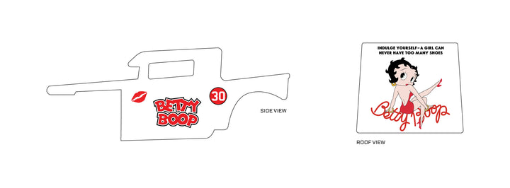 Betty Boop 02 Custom Car Decals