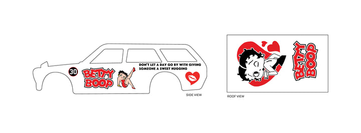 Betty Boop 04 Toy car Decals