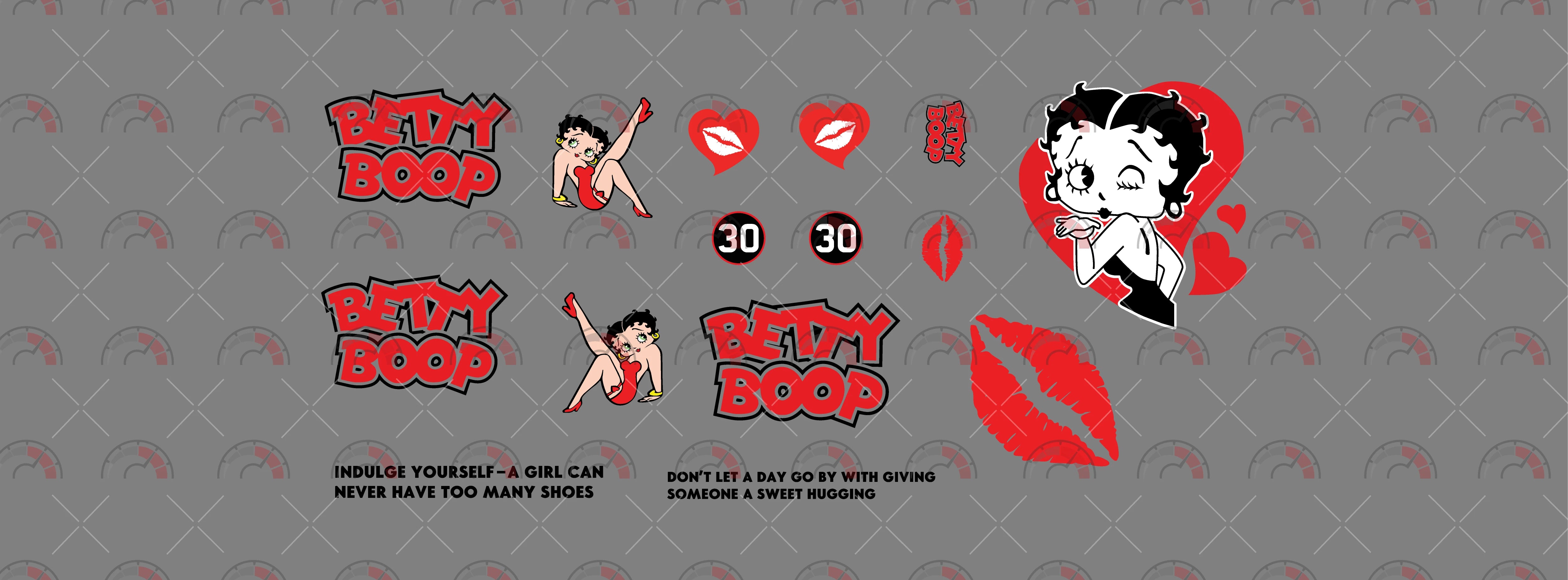 Betty Boop 04 Toy car Decals