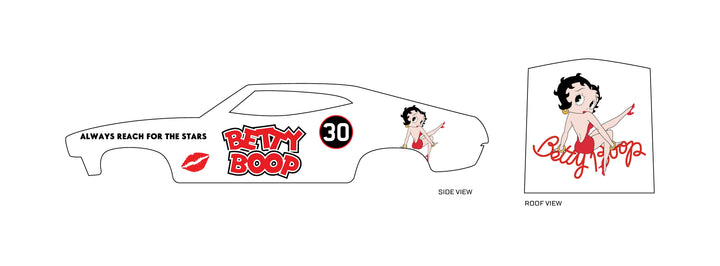 Betty Boop 05 Toy car Decals