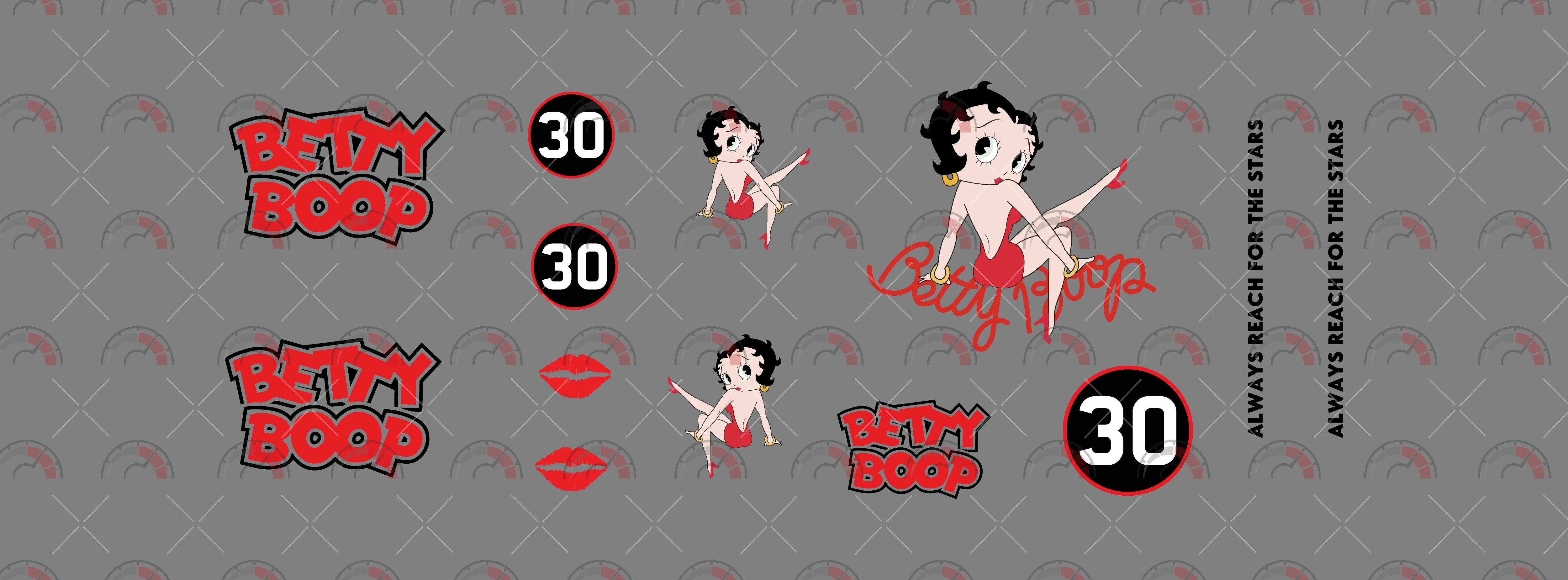 Betty Boop 05 Toy car Decals