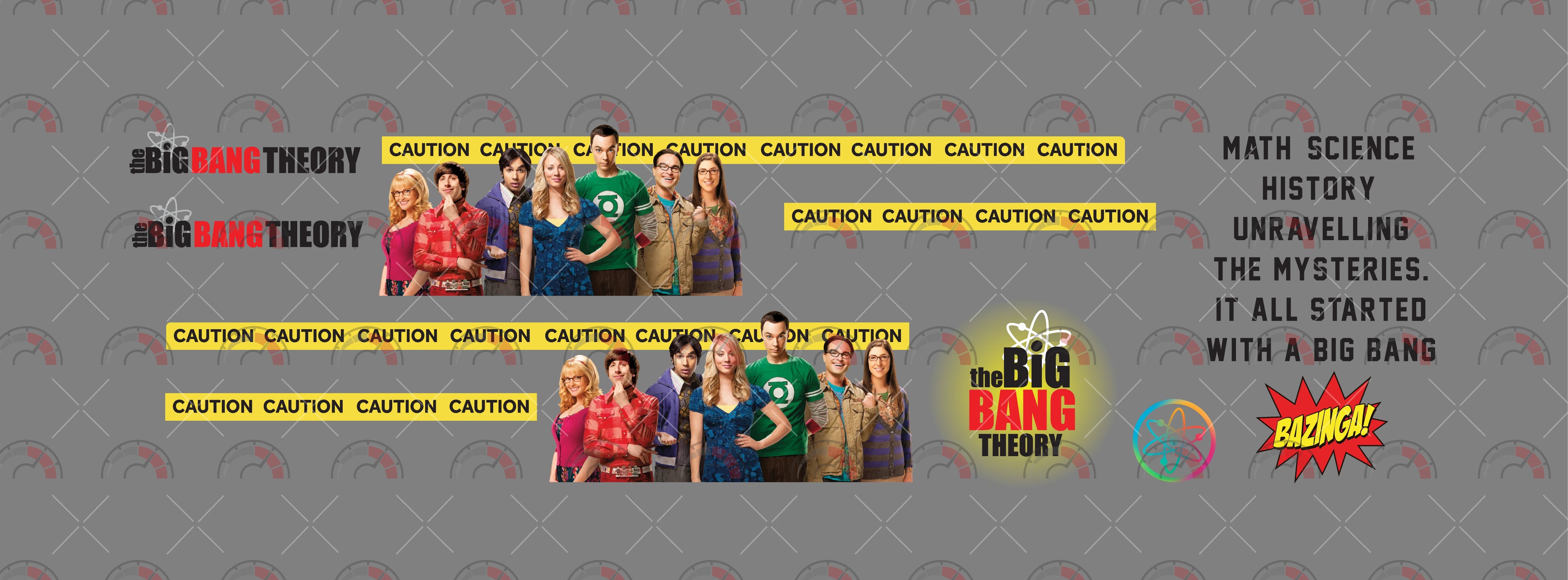 Big Bang Theory Custom Model Car Decals