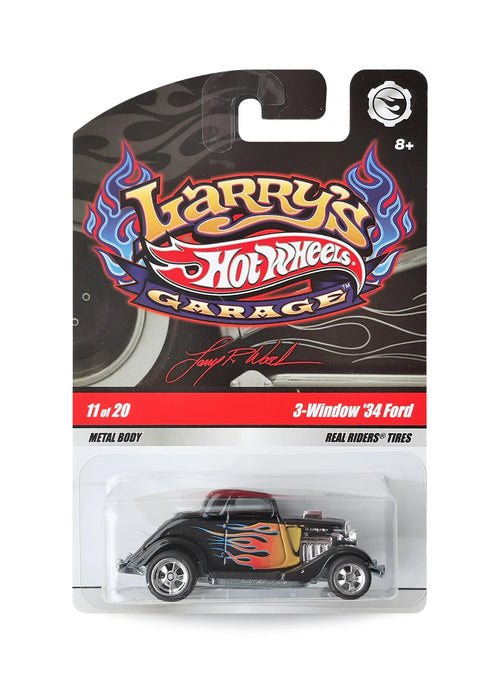 Hot Wheels Larry's Garage 2009 Ford 3-Window '34 1:64 – Black