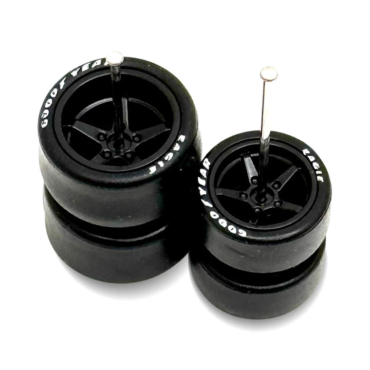 Black Advan V2 11mm / 13mm + Lettered - Muscle Car