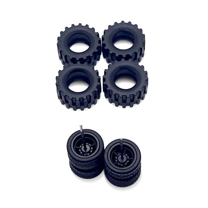 Black Cragar 14 mm Off-road Wheel & Tire Kit