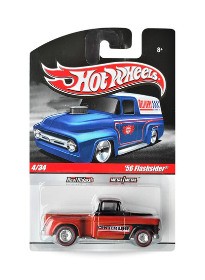 Hot Wheels Delivery Slick Rides 2010 Chevrolet '56 Flashsider 1:64 – Black & Metalflake Copper