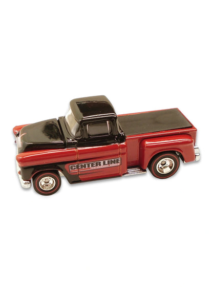 Hot Wheels Delivery Slick Rides 2010 Chevrolet '56 Flashsider 1:64 – Black & Metalflake Red