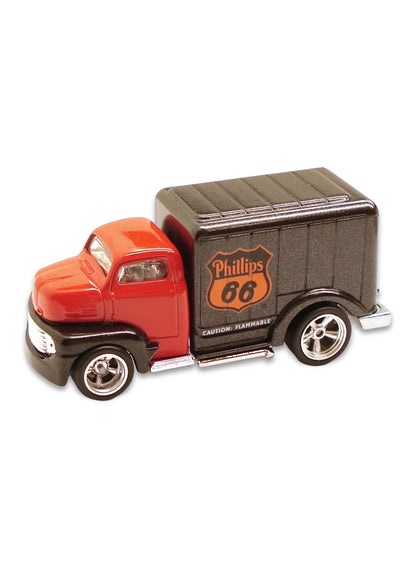 Hot Wheels Delivery Slick Rides 2010 '49 Ford C.O.E. 1:64 – Black & Red