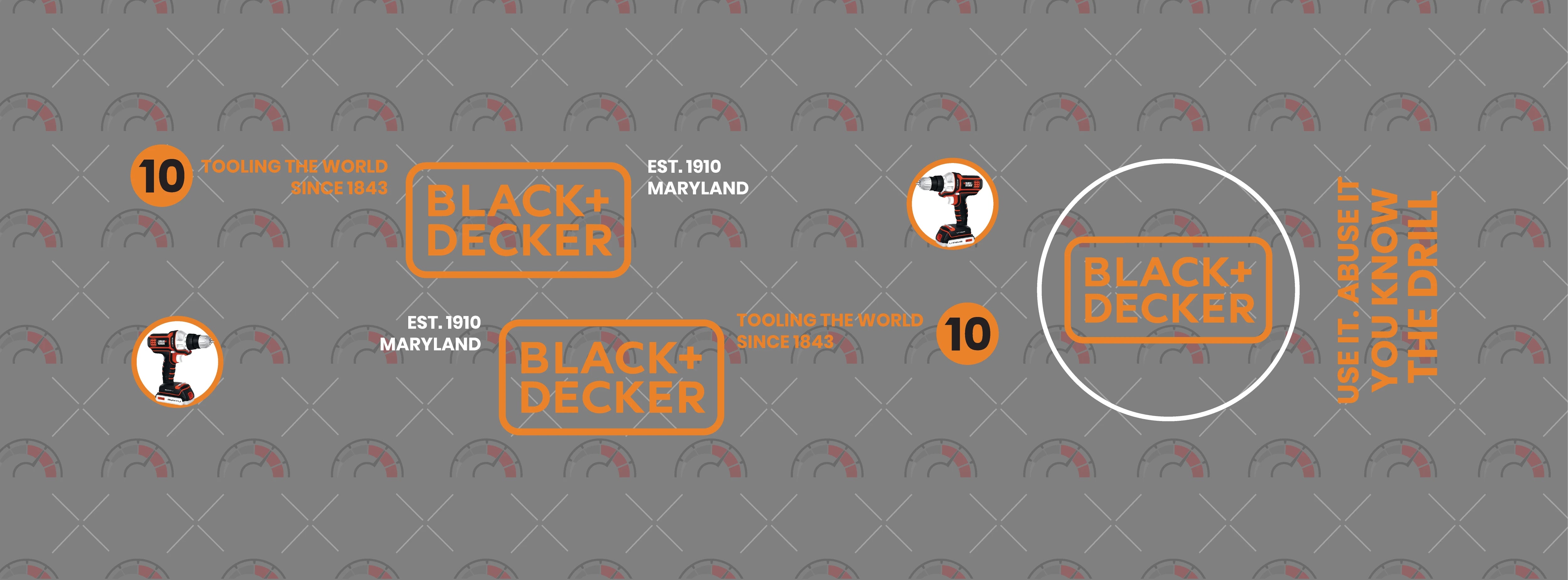 Black and Decker Toy Car Sticker