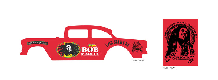Bob Marley Design Toy Car Sticker