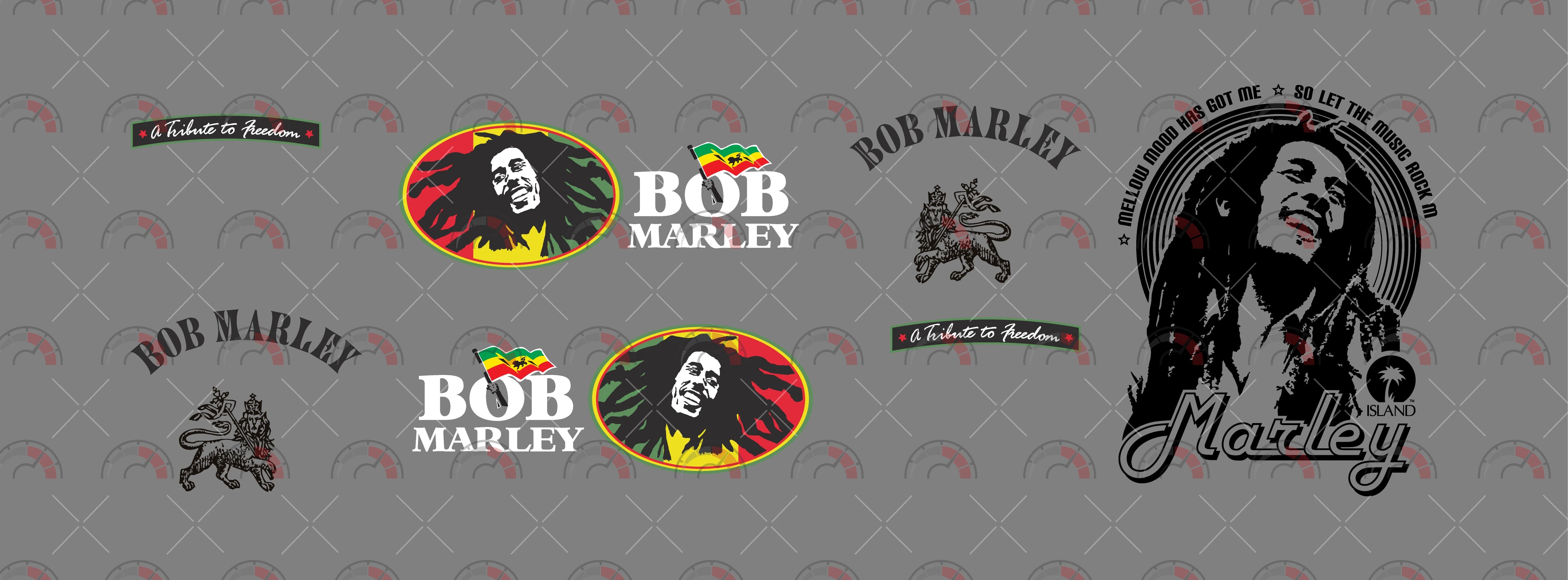 Bob Marley Design Toy Car Sticker