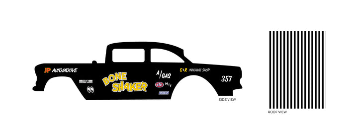 Bone Shaker Toy Vehicle Decals