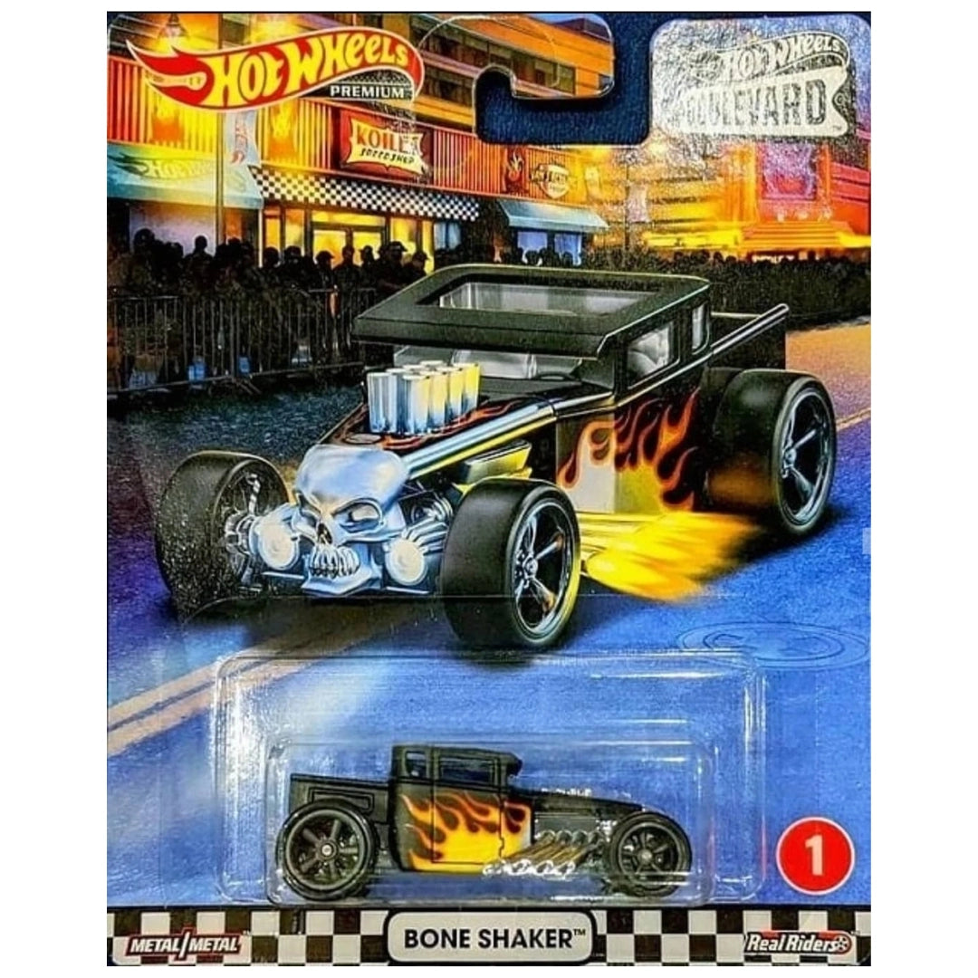 Hot Wheels 1:64 Bone Shaker Black